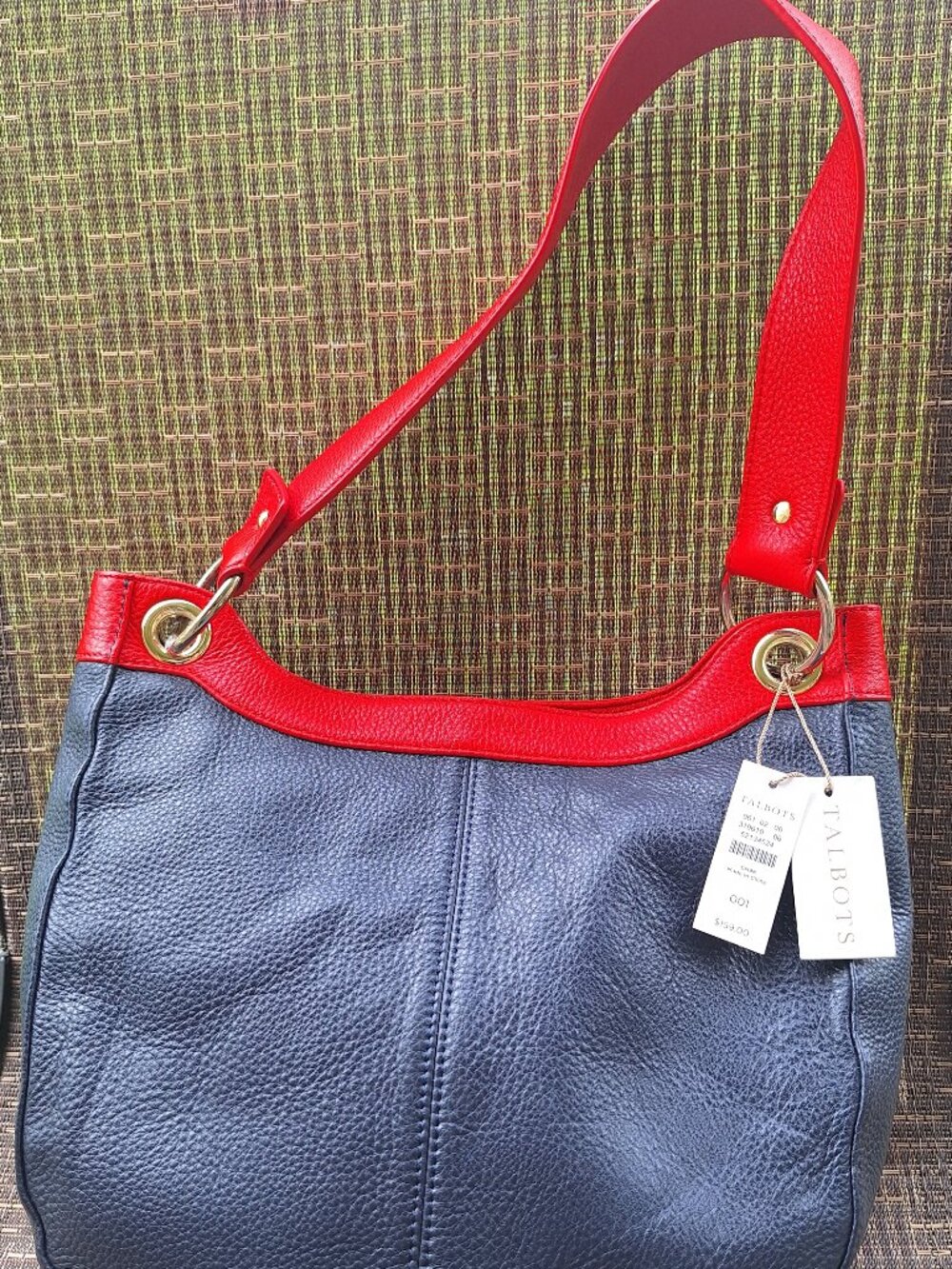 NWT Talbots 100% leather purse